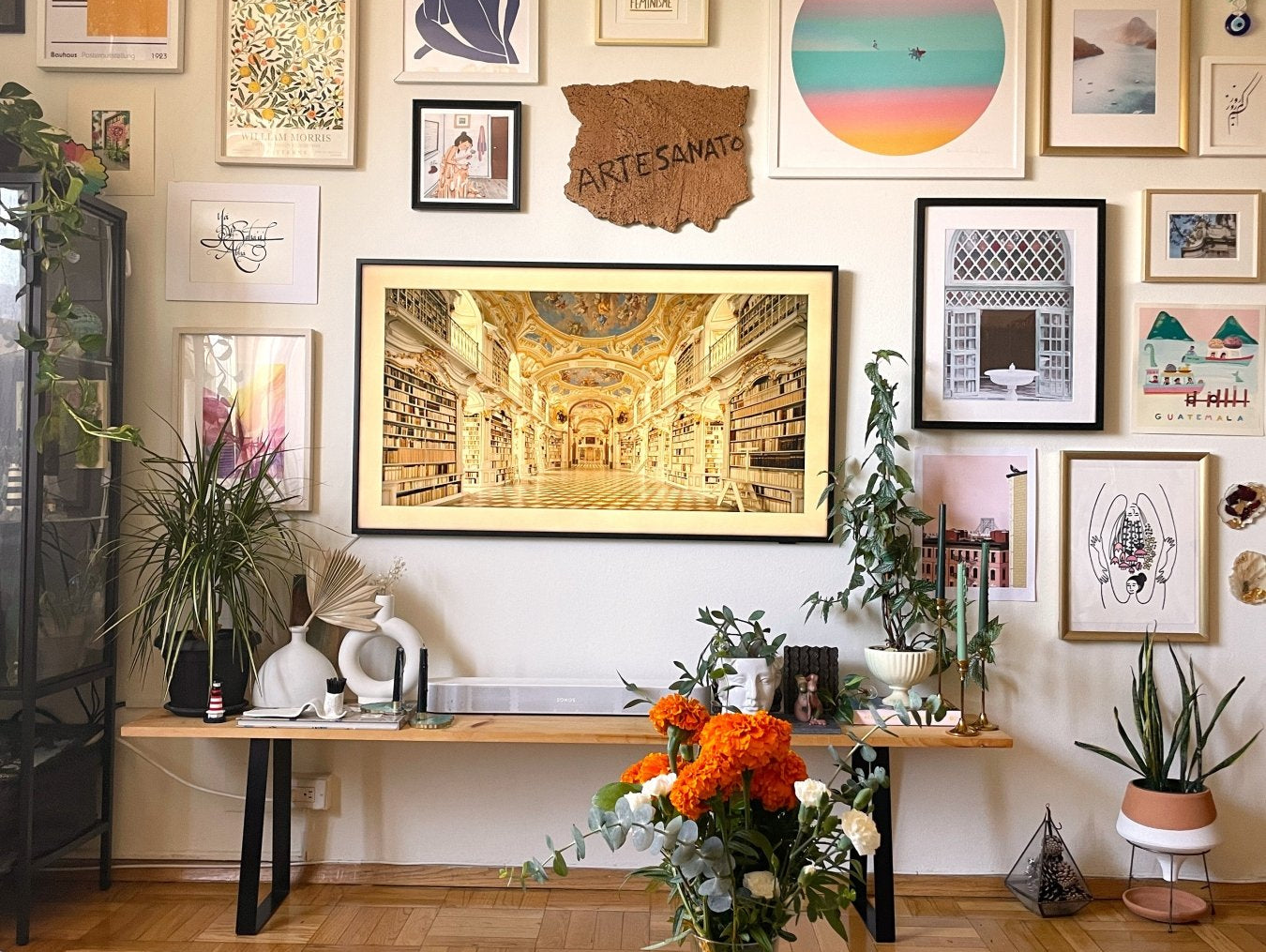 Explore Meher's Creative and Curated NYC Apartment - Marble Lotus