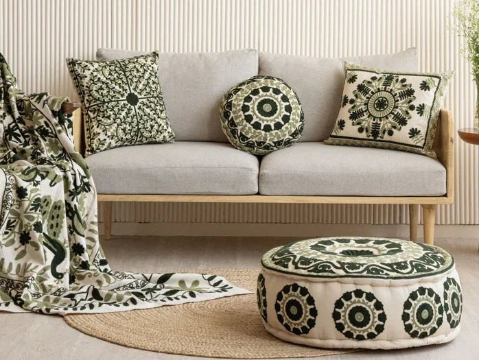 How South Asian Home Textiles Can Transform Your Space with Color, Craft & Cultural Warmth - Marble Lotus