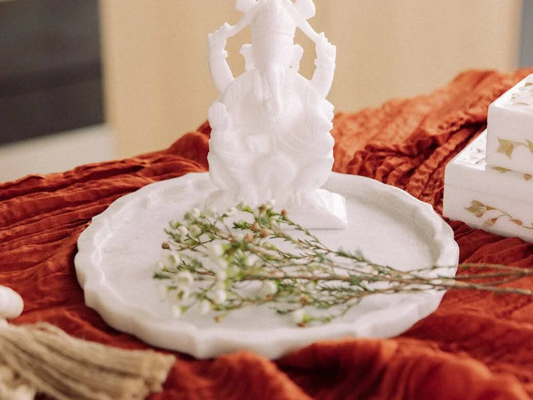 Incorporating Indian Heritage into Your Modern Home with Asian Decorations - Marble Lotus