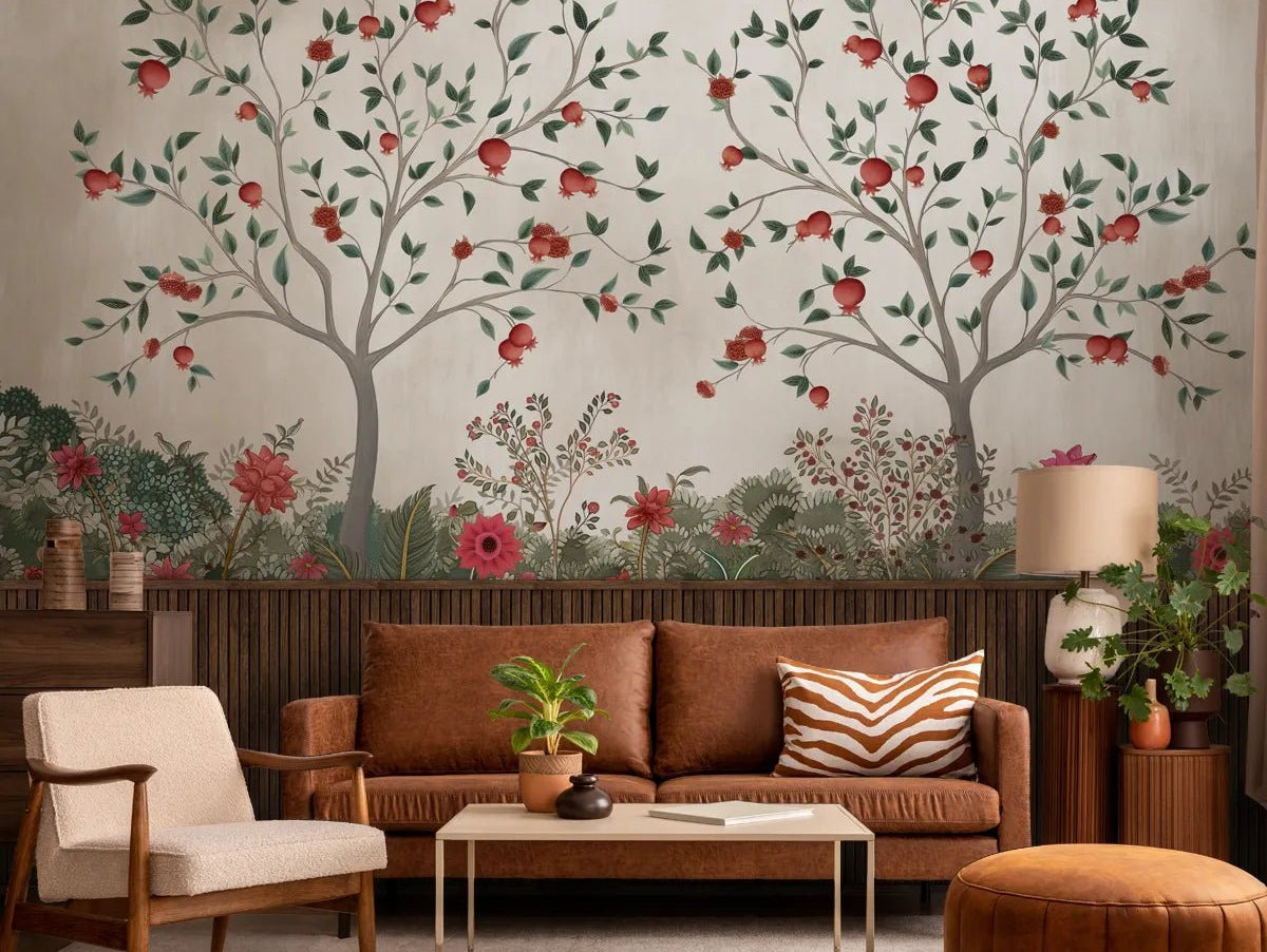 Pomegranate in South Asian Art & Decor: A Jewel of Symbolism, Heritage, and Opulence - Marble Lotus