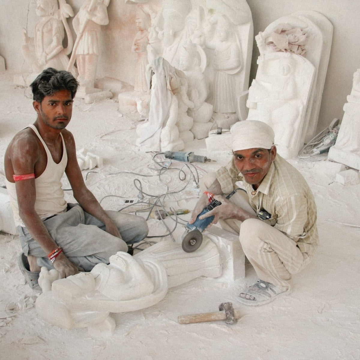 Uplift generational artisans - Marble Lotus