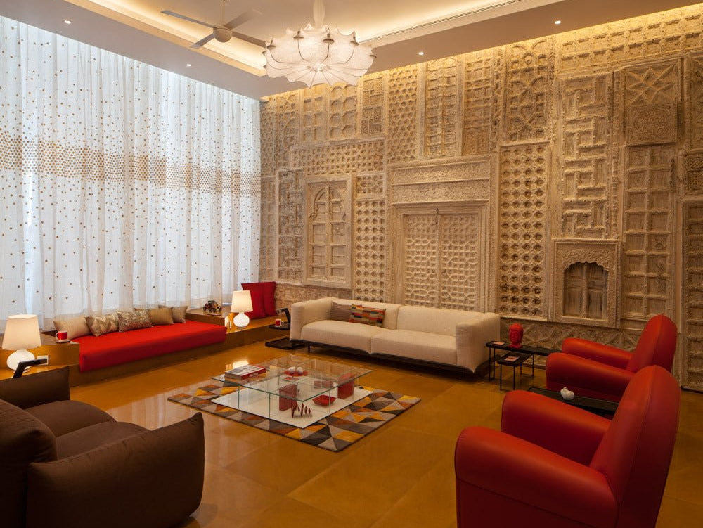 Weaving Tradition into Modern Spaces: Exquisite Projects by Nupur Madhav - Marble Lotus