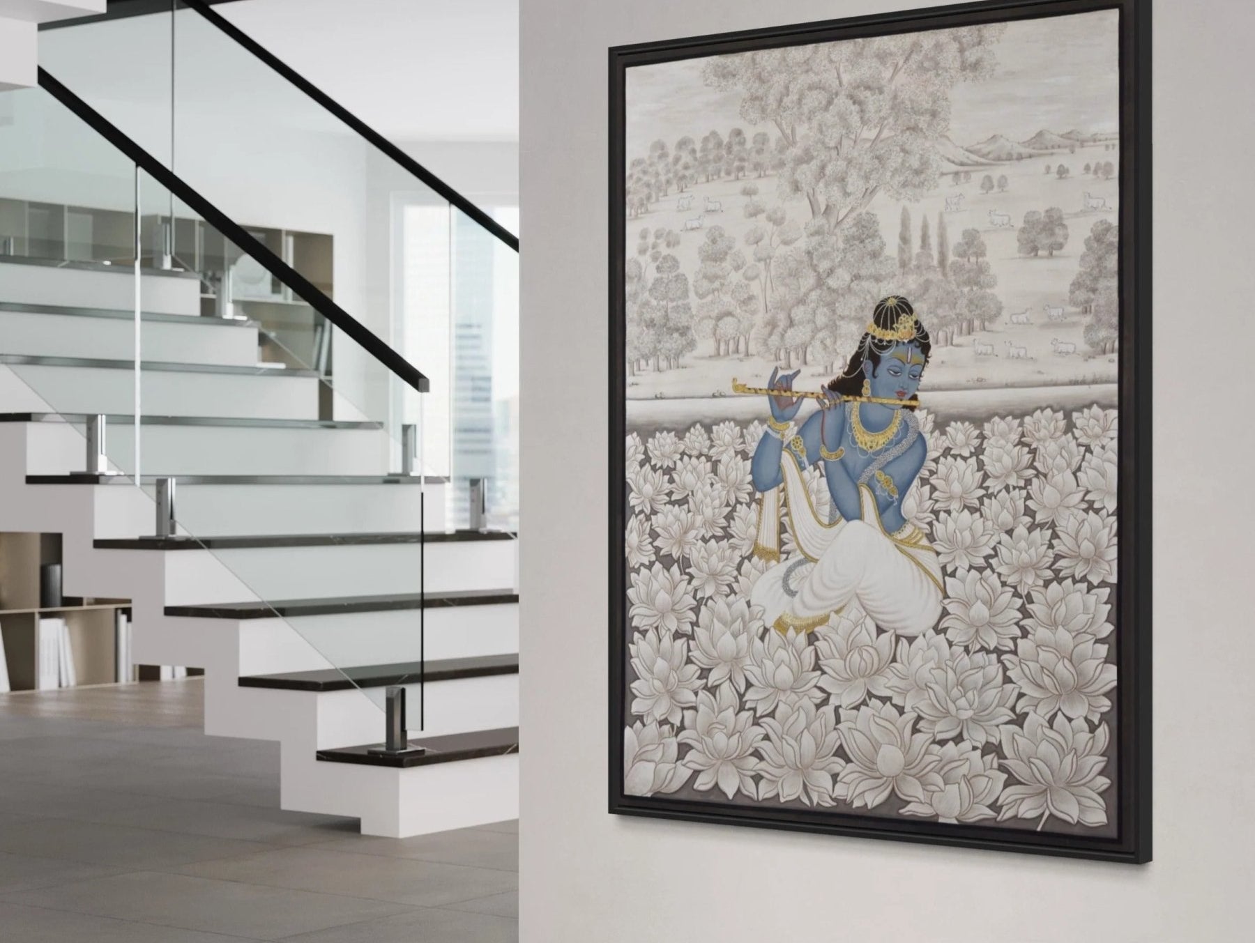 What is Pichwai Painting? Exploring the Traditional Art of Pichwai Painting - Marble Lotus