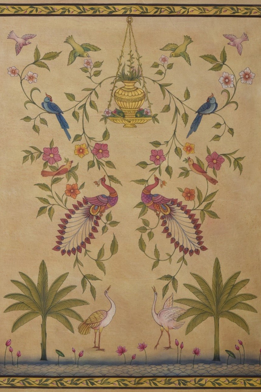 Pichwai Artwork | Buy Original Pichwai Painting | Marble Lotus - Marble Lotus