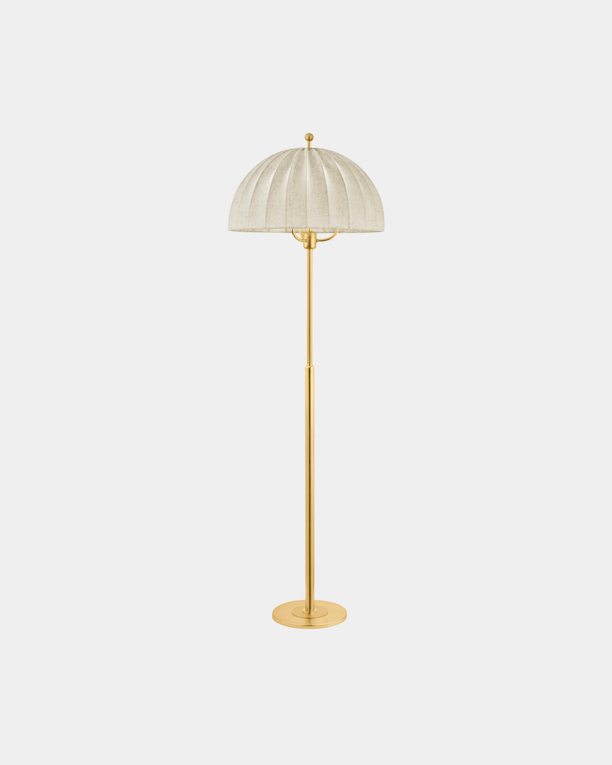 PALMETTO Floor Lamp-Marble Lotus