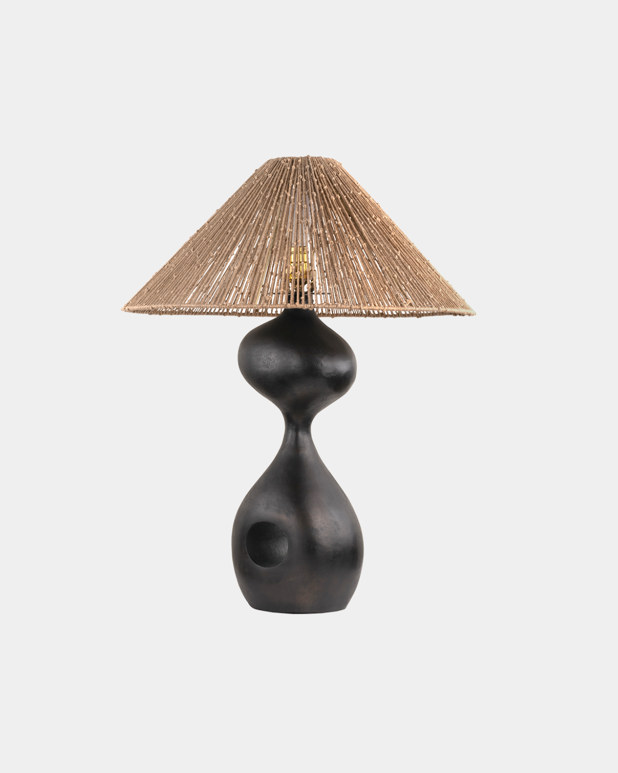 RHU TABLE LAMP-Marble Lotus