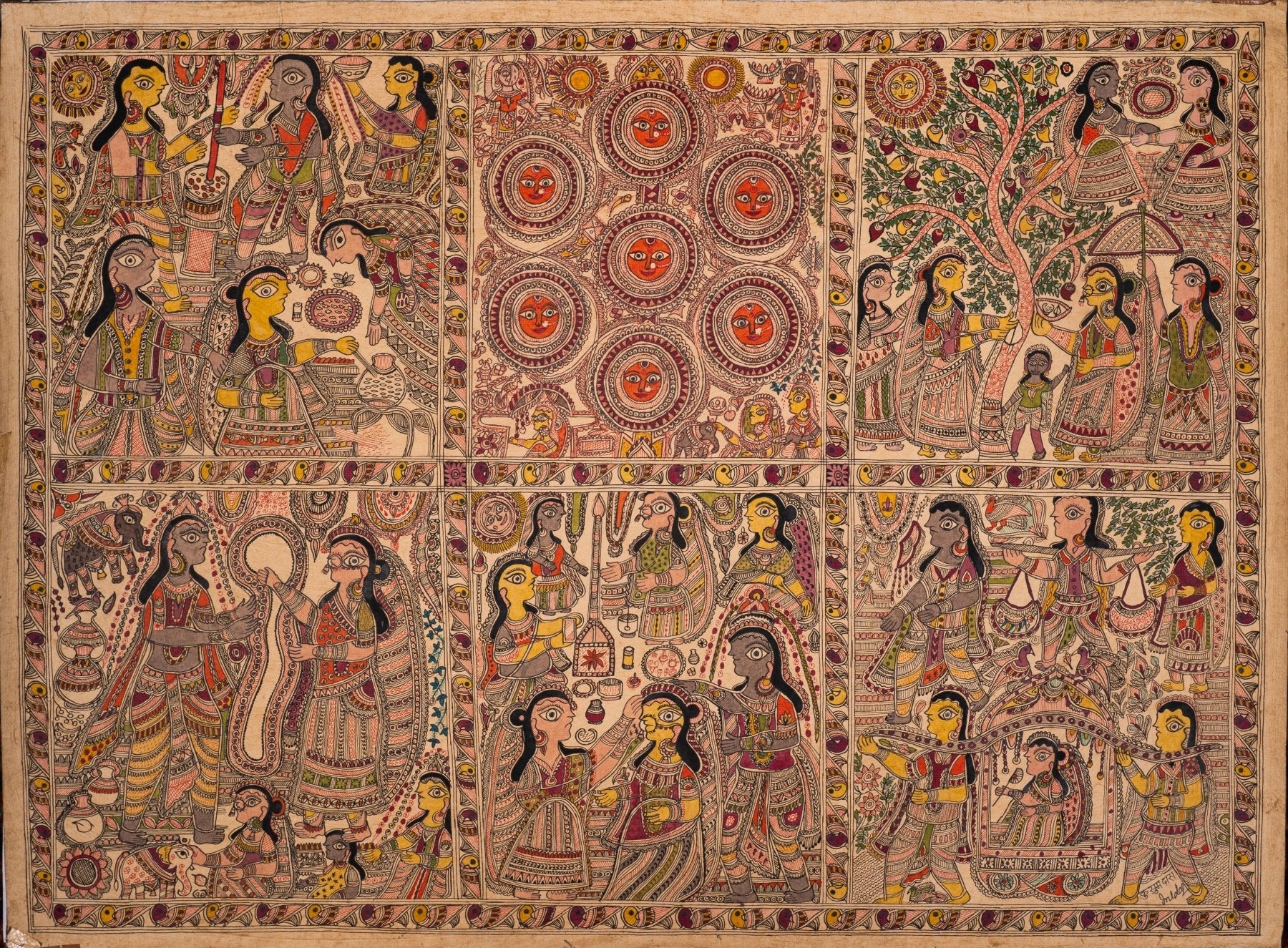 A Day in Mithila - Marble Lotus - A Day in Mithila