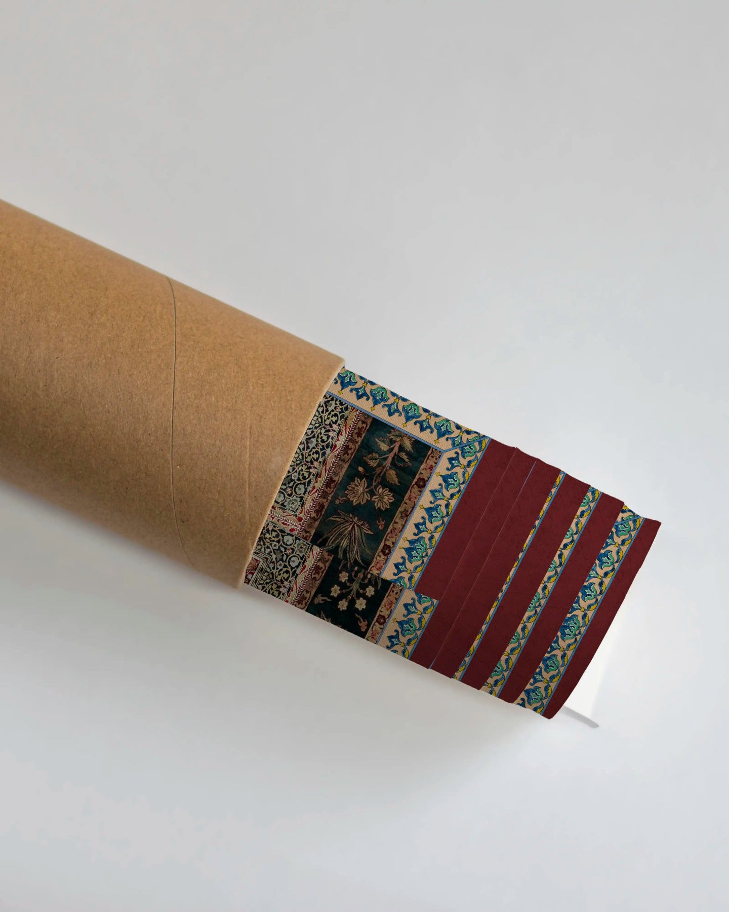 Aalishan Exquisite Indian Carpet Vintage Indian Painting Wall Art Digital Frameless Poster 36 x 48 - Marble Lotus - Aalishan Exquisite Indian Carpet Vintage Indian Painting Wall Art Digital Print Poster 36 x 48 inches Wall Art for Living Room Decor Wall Art