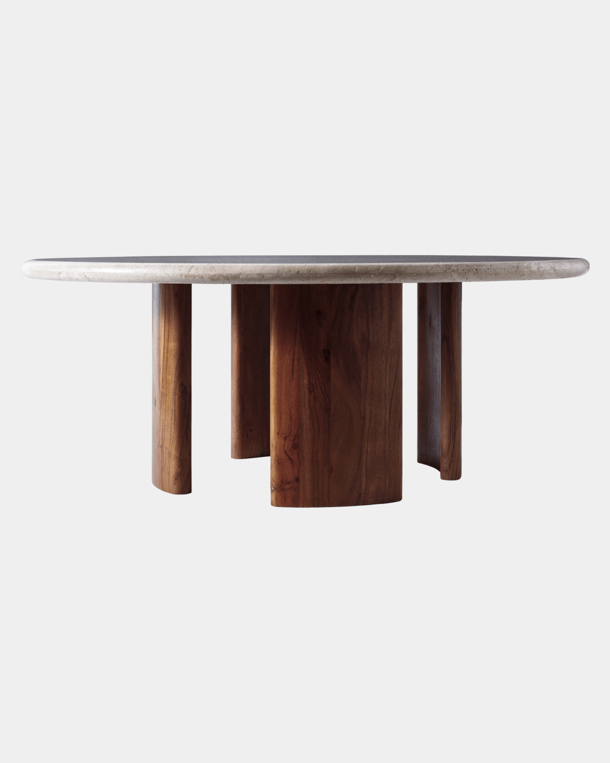 Abacus Round Coffee Table - Marble Lotus - Buy Abacus Round Coffee Table for Your Space