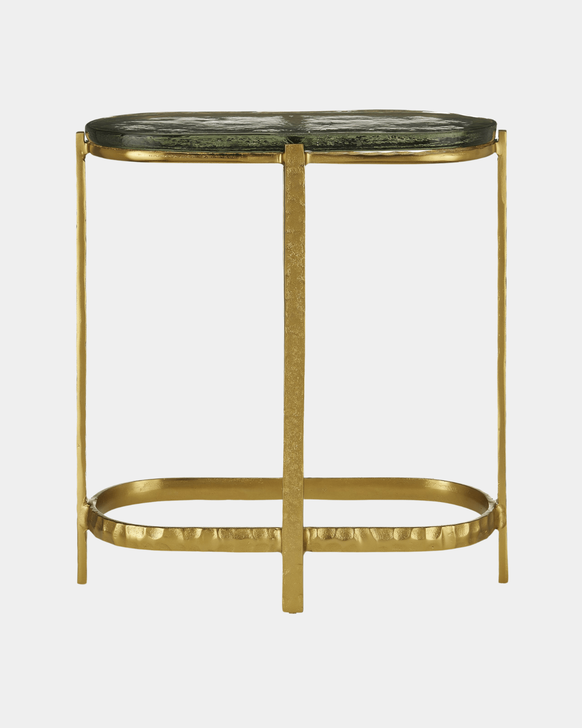 Acea Gold Side Table - Marble Lotus - Acea Gold Side Table | Black Round End Table | Black Side Tables