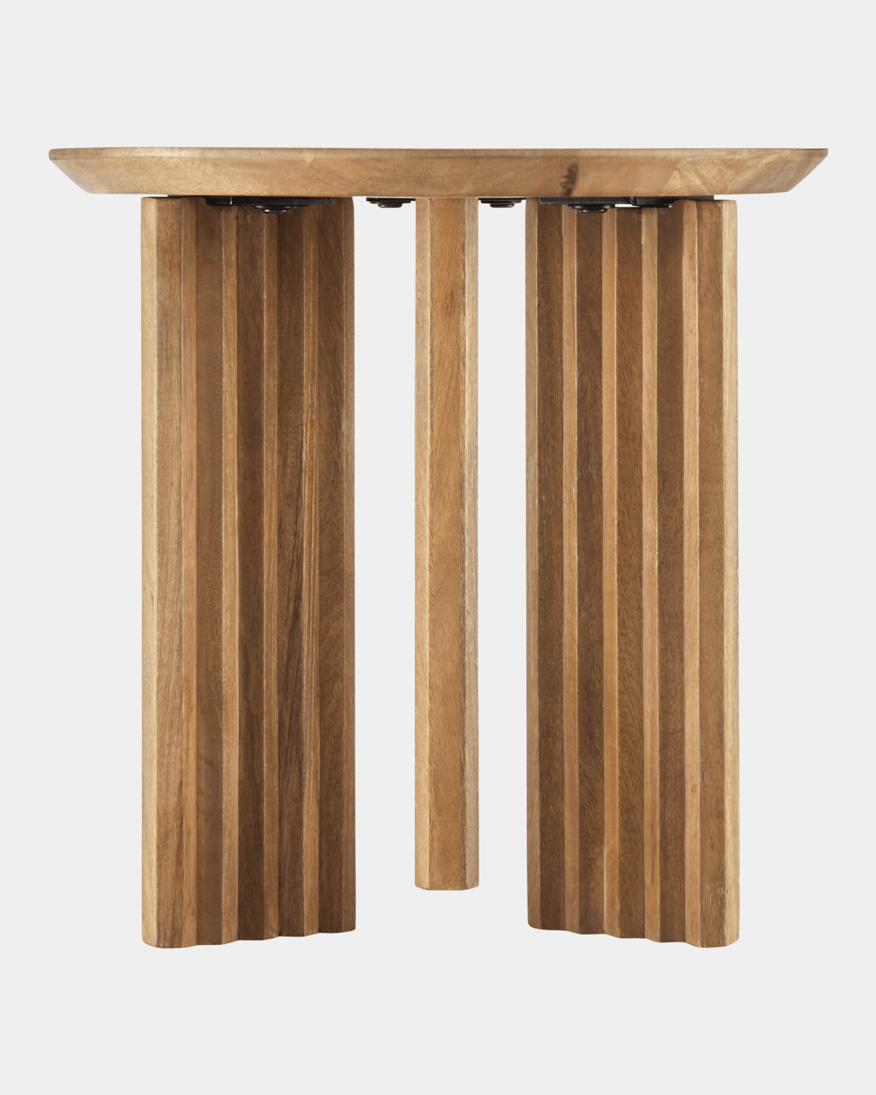 Agnes Natural Brown Wood Table - Marble Lotus - Agnes Natural Brown Wood Table | Round Side Table | Wooden End Table