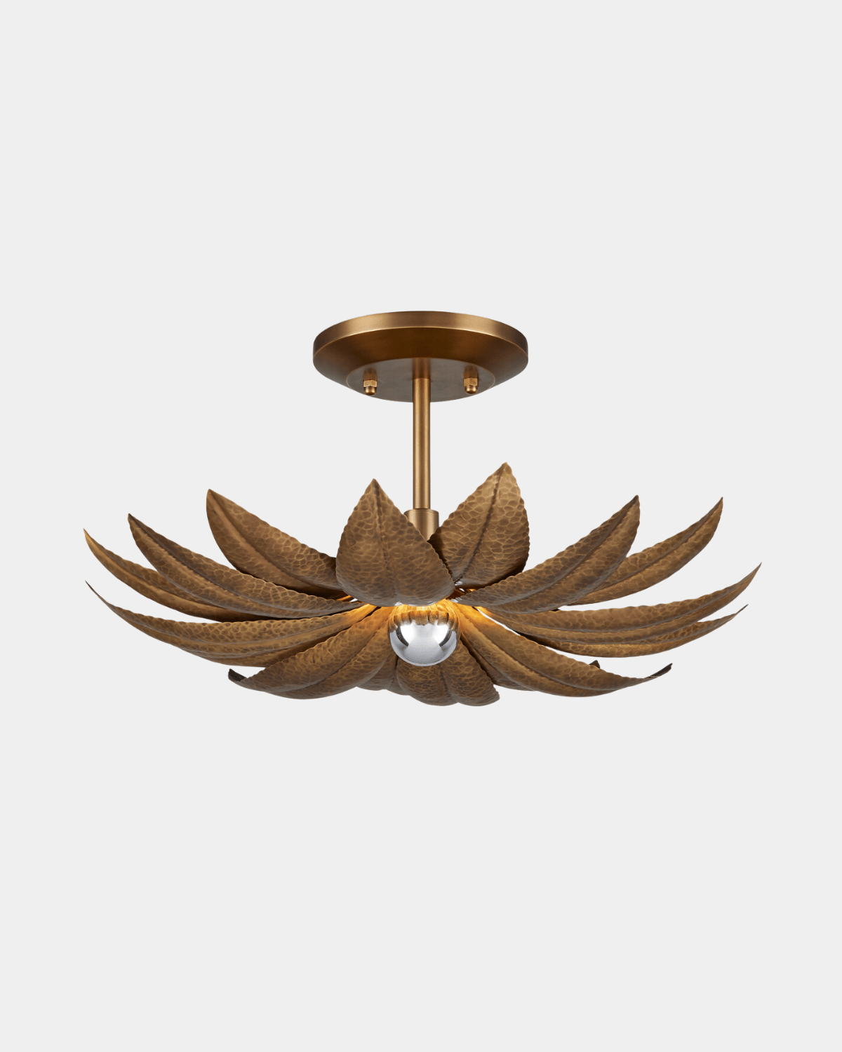 Alithea Small Semi - Flush Mount - Marble Lotus - Alithea Small Semi - Flush Mount | Marble Lotus