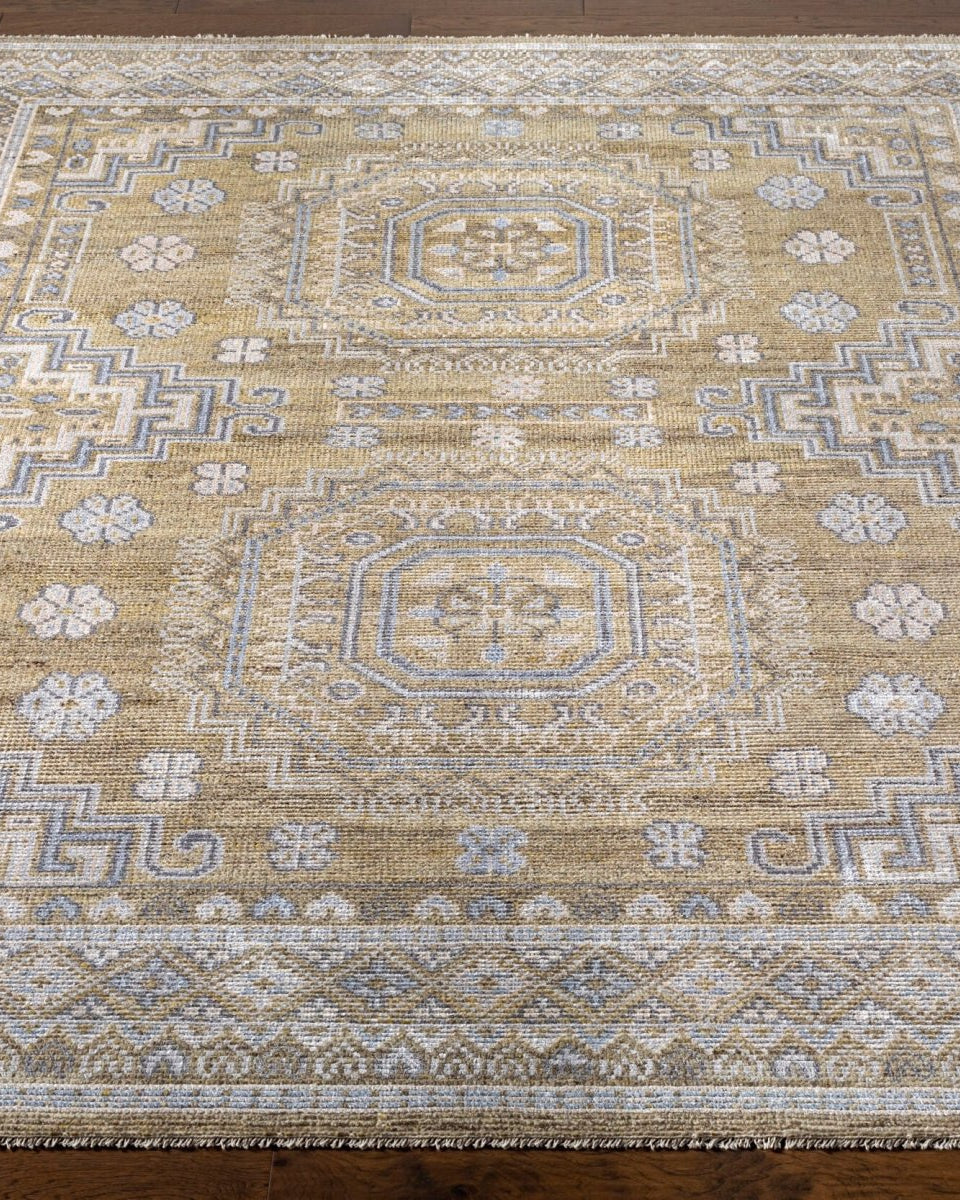 Almeria Beige Handmade Rug - Marble Lotus - Almeria Beige Handmade Rug