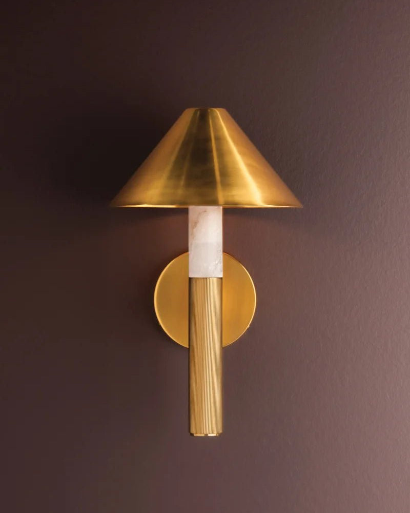 ALTONA Wall Sconce - Marble Lotus - ALTONA Wall Sconce