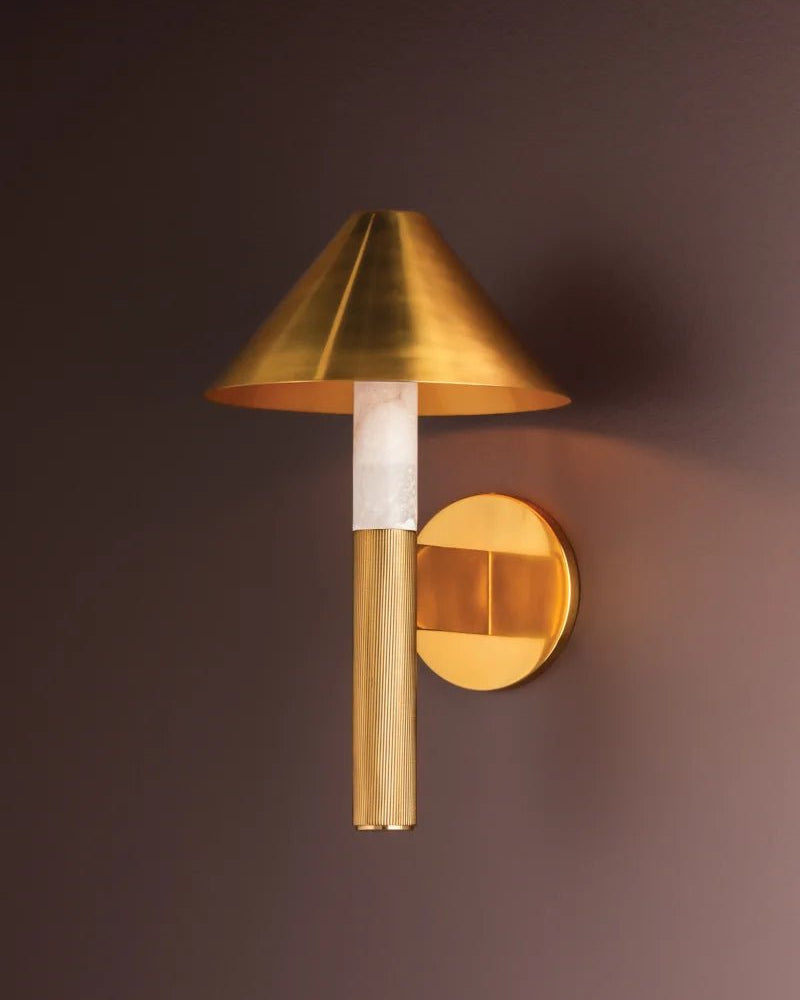 ALTONA Wall Sconce - Marble Lotus - ALTONA Wall Sconce