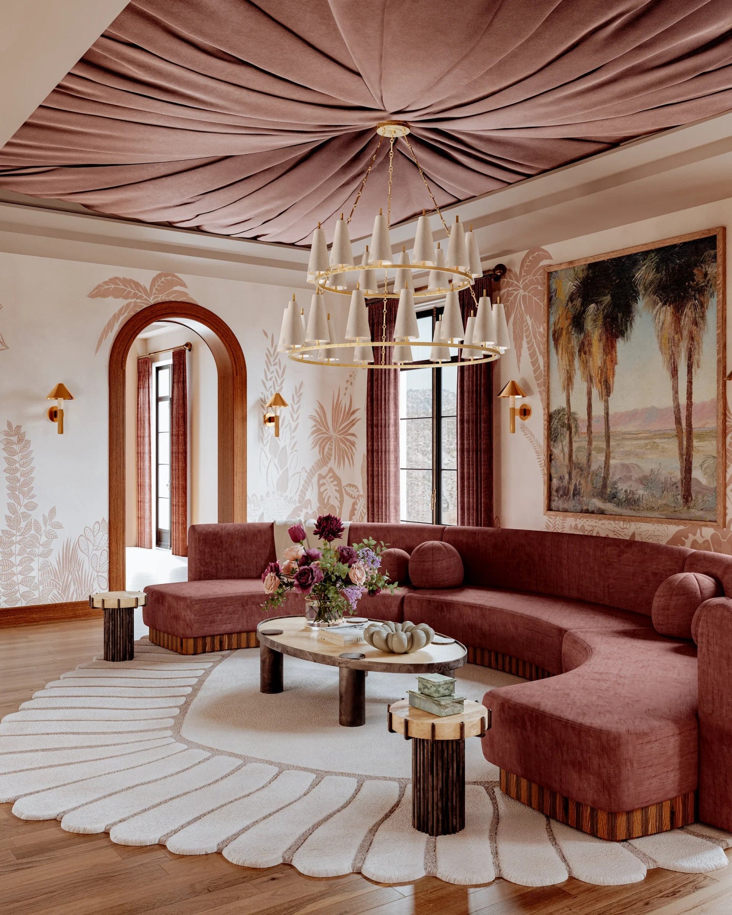 ALTONA Wall Sconce - Marble Lotus - ALTONA Wall Sconce