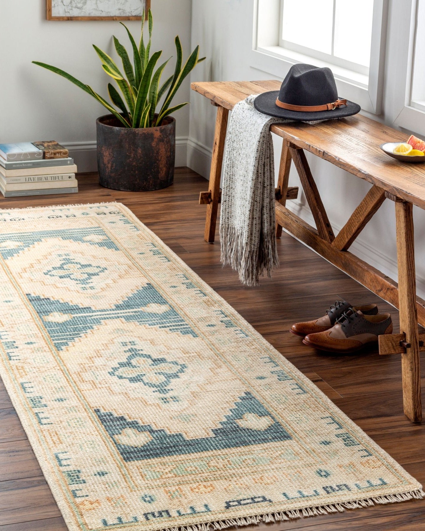 Anadolu Handmade Rug - Marble Lotus - Anadolu Handmade Rug