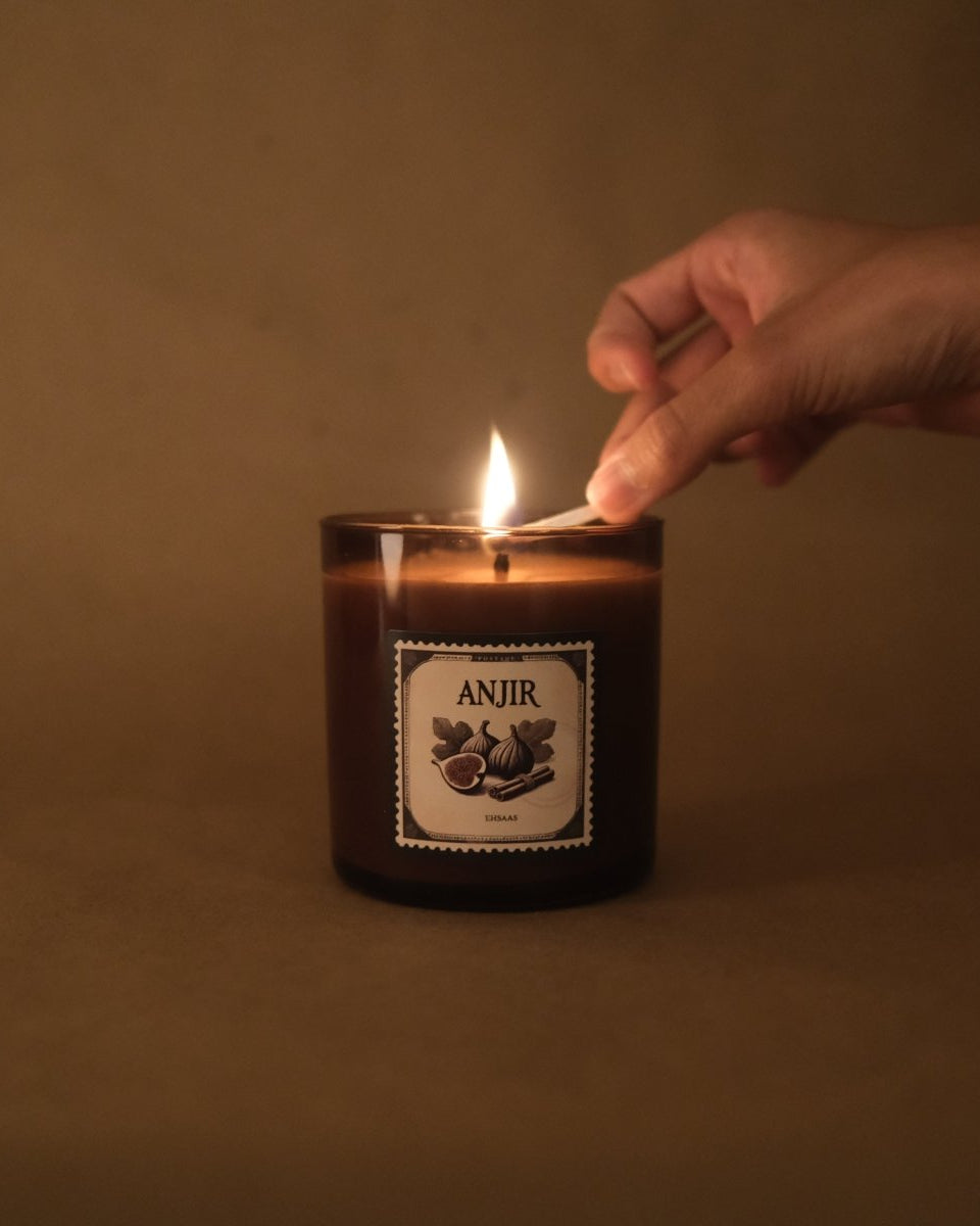 Anjir – Soy Wax Candle - Marble Lotus - Anjir – Soy Wax Candle
