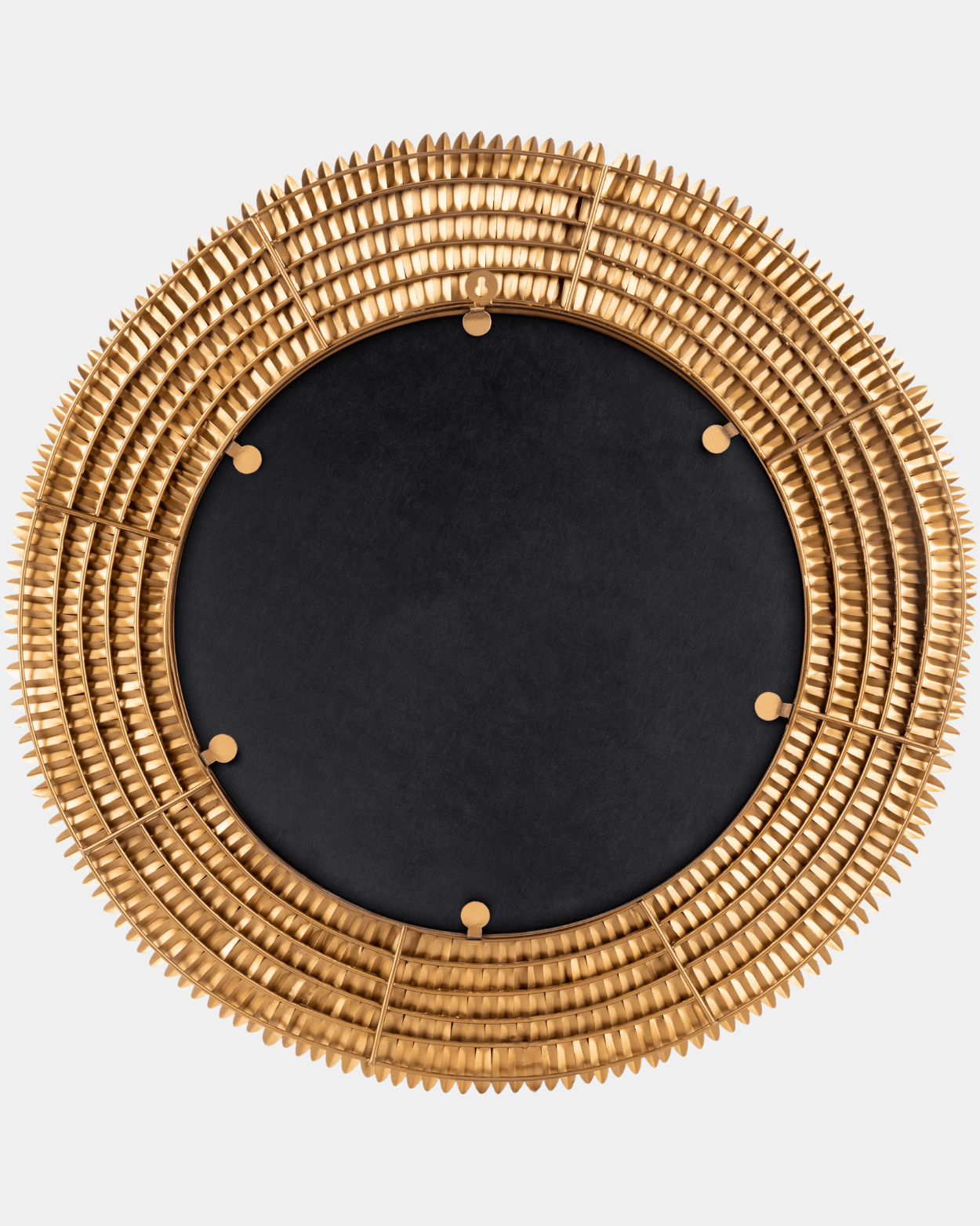 Anubis Gold Sun Storm Wall Mirror - Marble Lotus - Add bold elegance and style to your walls with Anubis Gold Sun Storm Wall Mirror