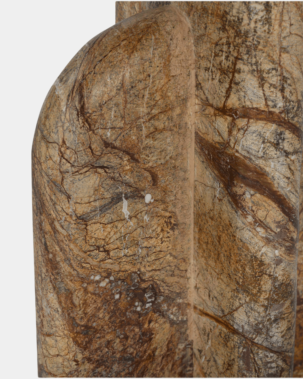 Archway Drink Table - Brown - Marble Lotus - Marble Lotus Brings Brown Archway Drink Table