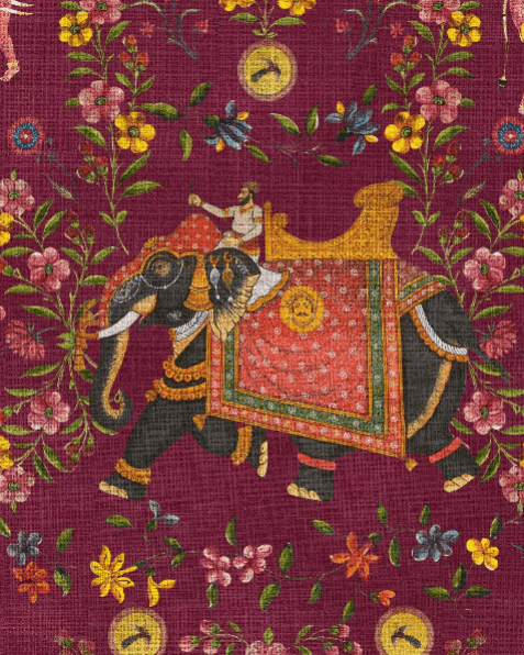 ARISTOCRACY Wallpaper - Marble Lotus - ARISTOCRACY Wallpaper