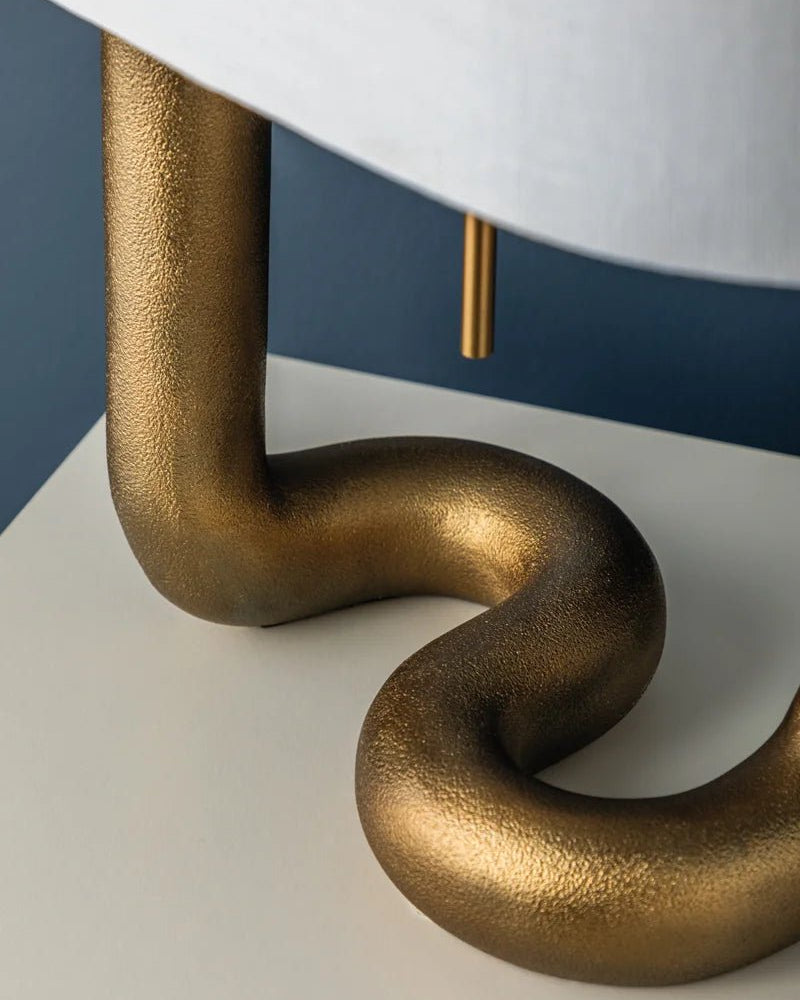 ARMONK Table Lamp - Marble Lotus - ARMONK Table Lamp