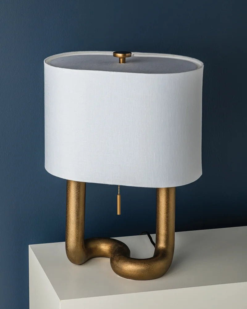 ARMONK Table Lamp - Marble Lotus - ARMONK Table Lamp