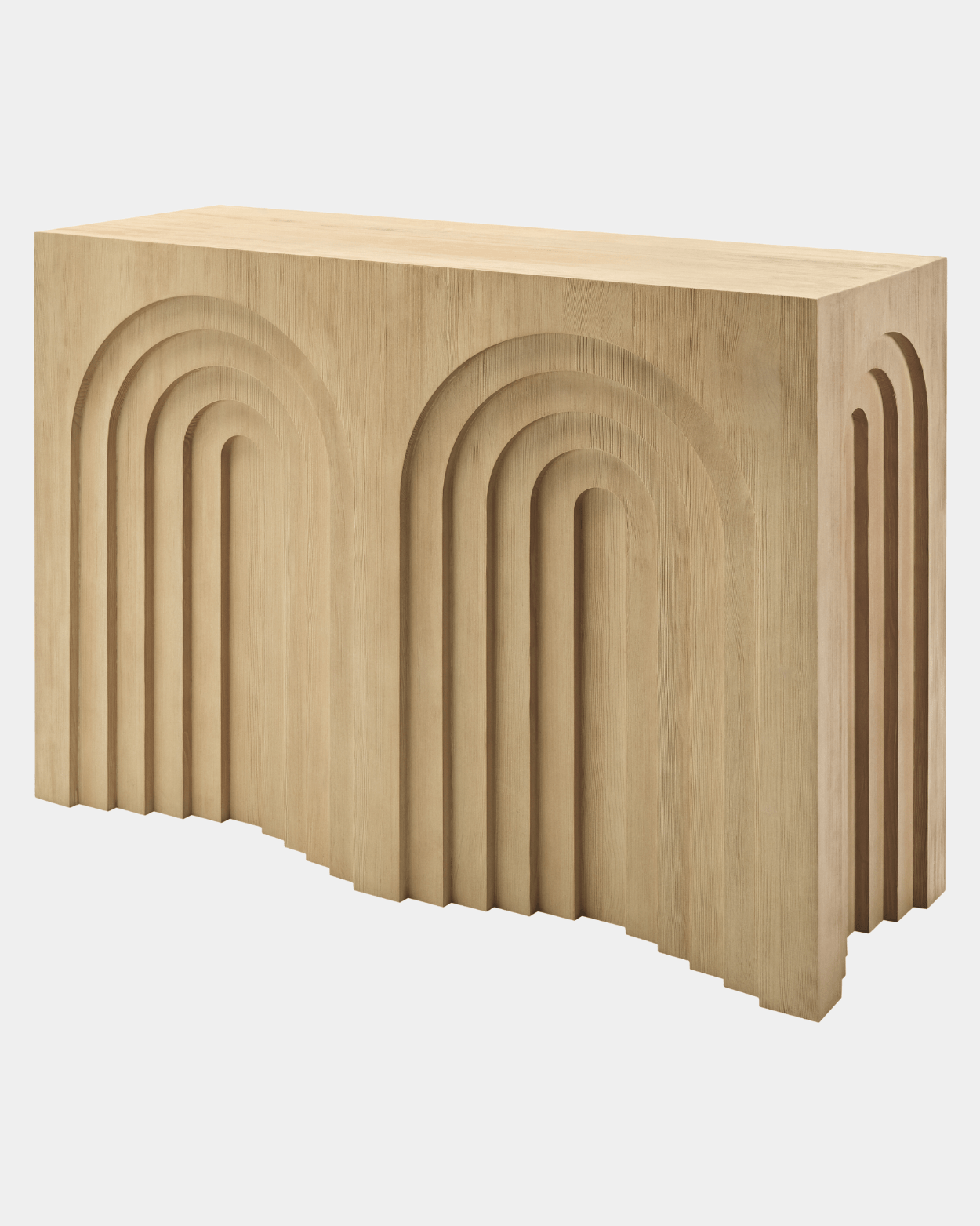 Arwyn Carved Wooden Console Table - Marble Lotus - Arwyn Console Table | Entryway Table | Side Tables