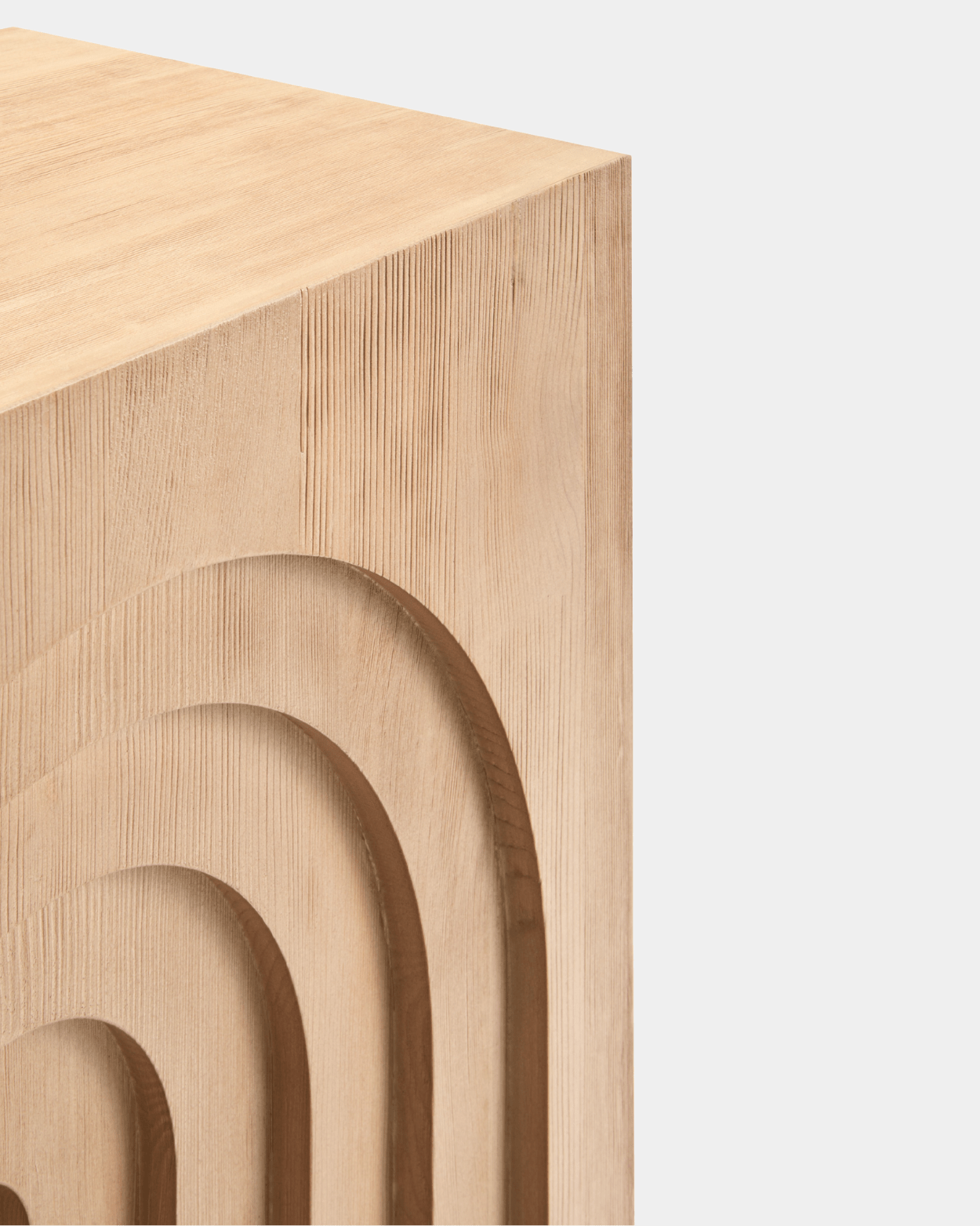 Arwyn Carved Wooden Side Table - Marble Lotus - Arwyn Carved Side Table | Wooden Side Table | Entryway Table
