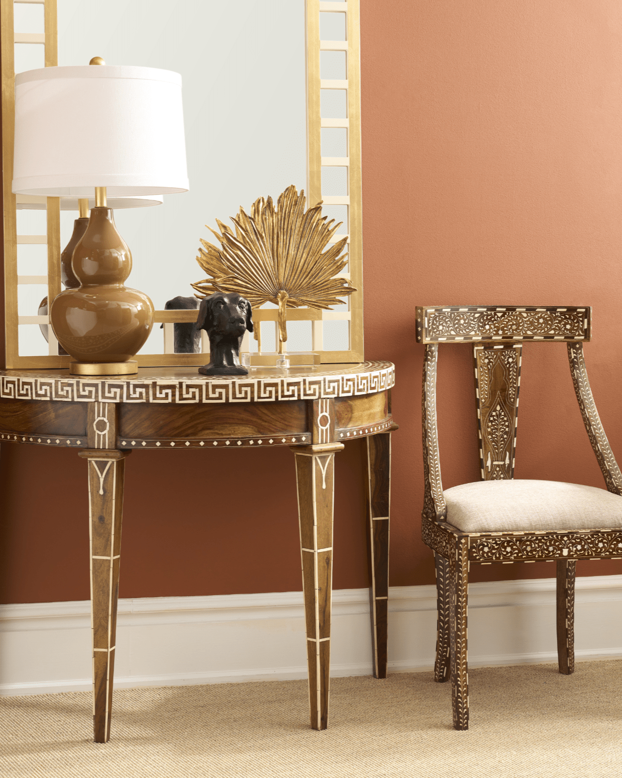 Aryana Chair - Marble Lotus - Aryana Chair