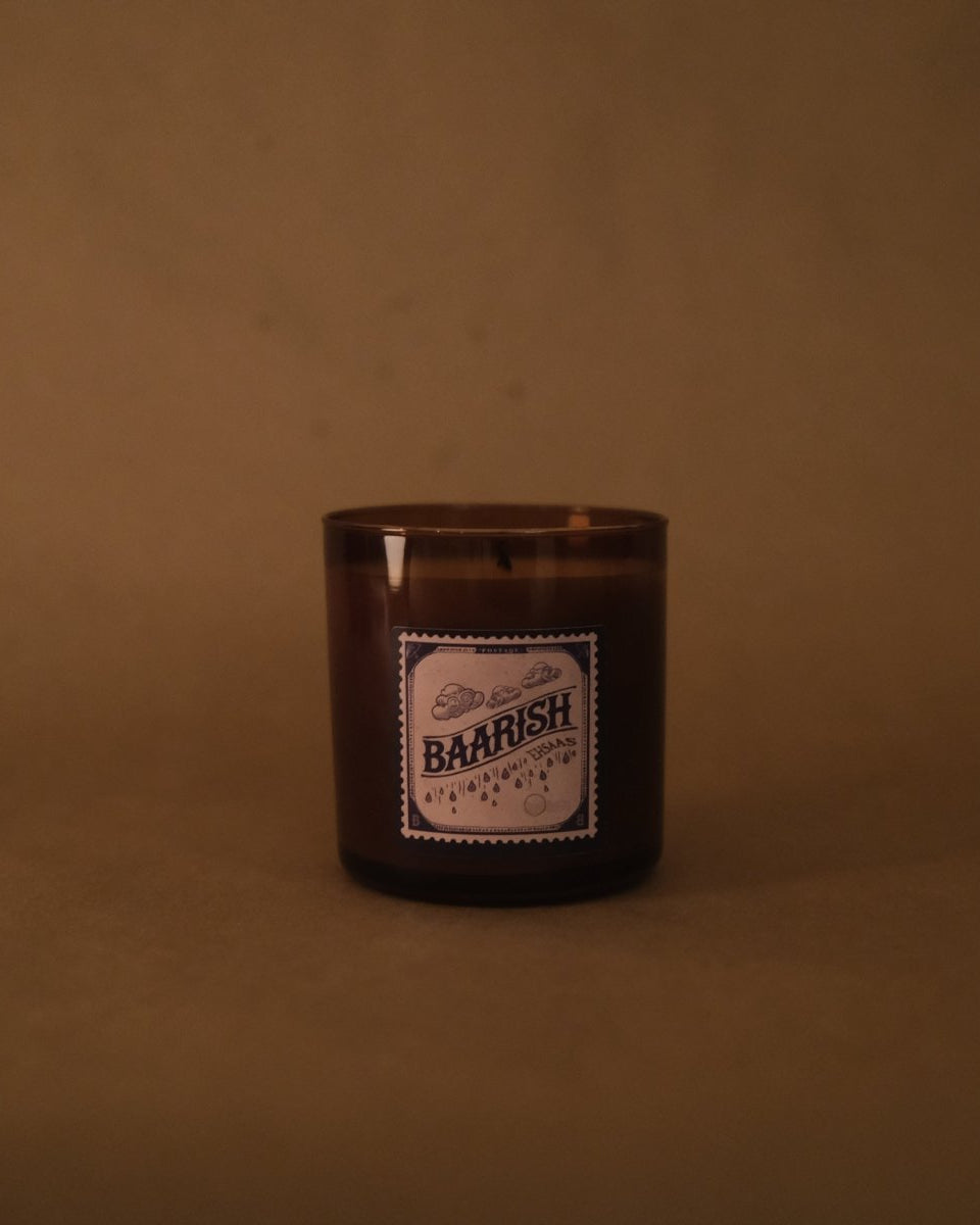 Baarish – Soy Wax Candle - Marble Lotus - Baarish – Soy Wax Candle