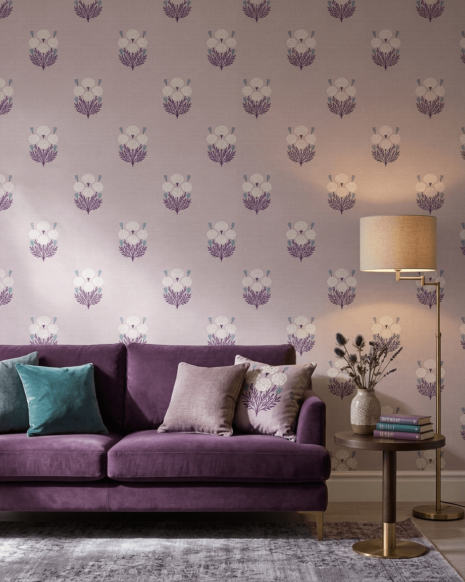 Bagru Block Print – Lilac - Marble Lotus - Bagru Block Print – Lilac