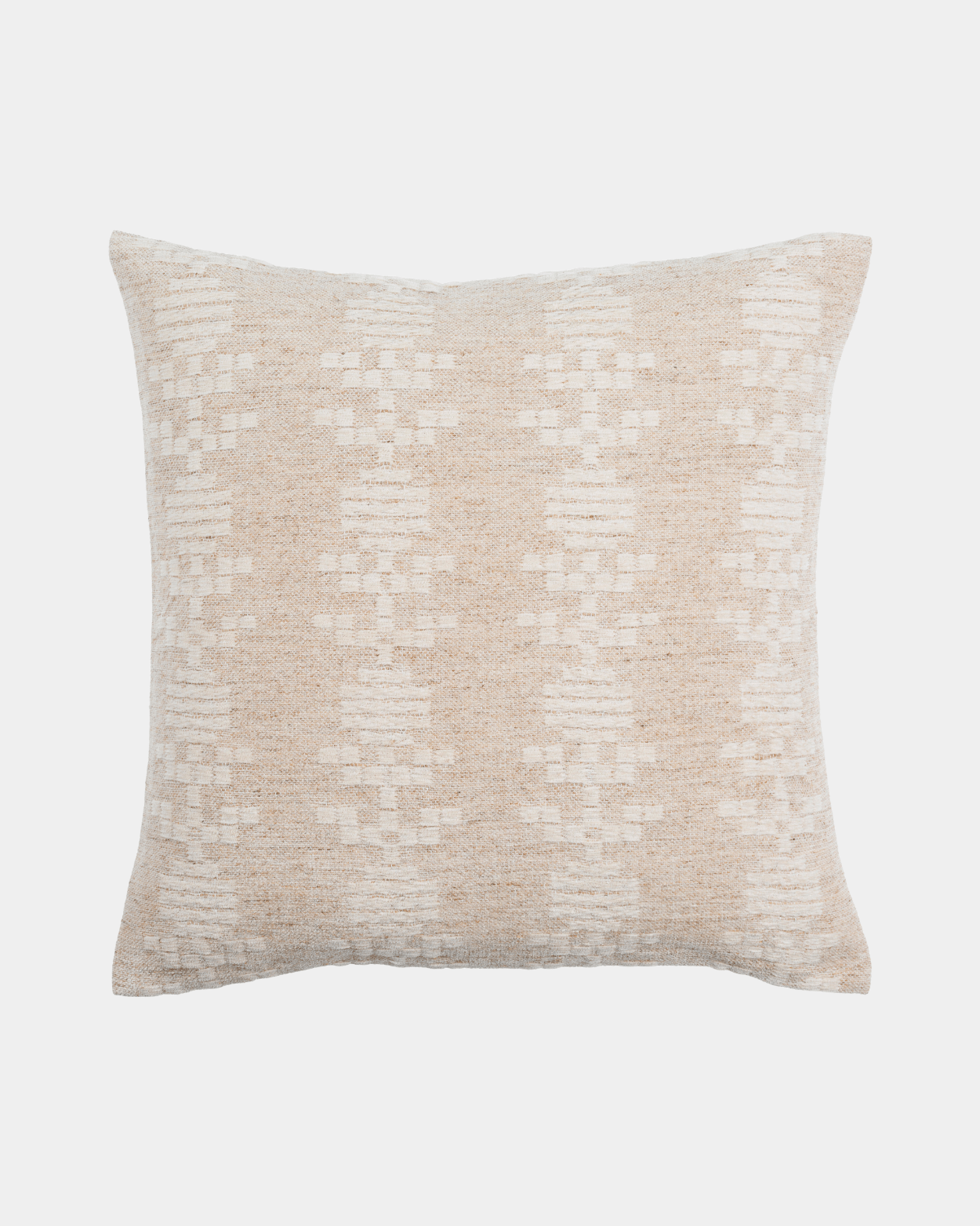 Beige Geometric Patterned Pillow - Marble Lotus - Cozy Beige Geometric Patterned Pillow | Marble Lotus