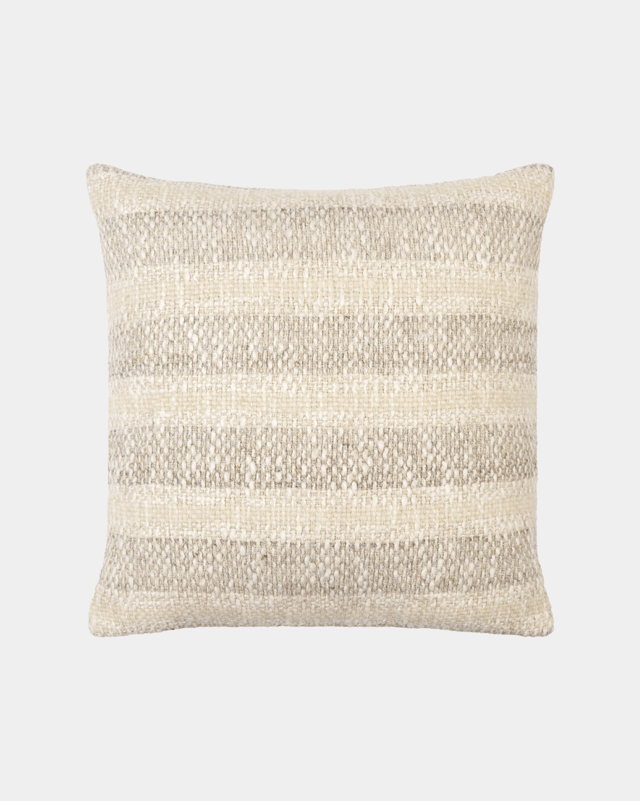 Beige Textured Striped Pillow - Marble Lotus - Beige Textured Striped Pillows