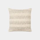 Beige Textured Striped Pillow - Marble Lotus - Beige Textured Striped Pillows