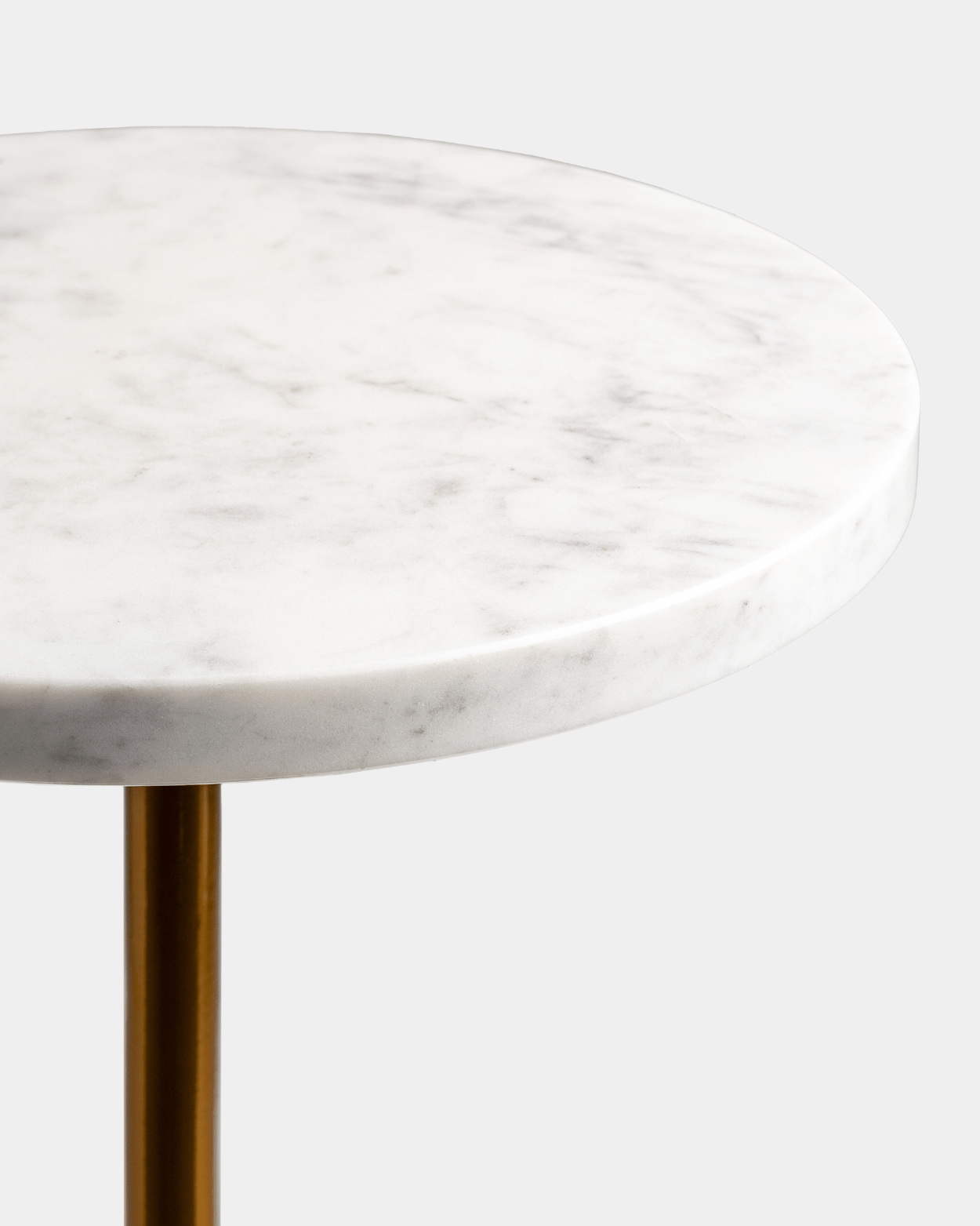 Bendigo Metallic Brass Marble Table - Marble Lotus - Bendigo Metallic Brass Marble Table | Marble Top Side Table | Brass Body End Table