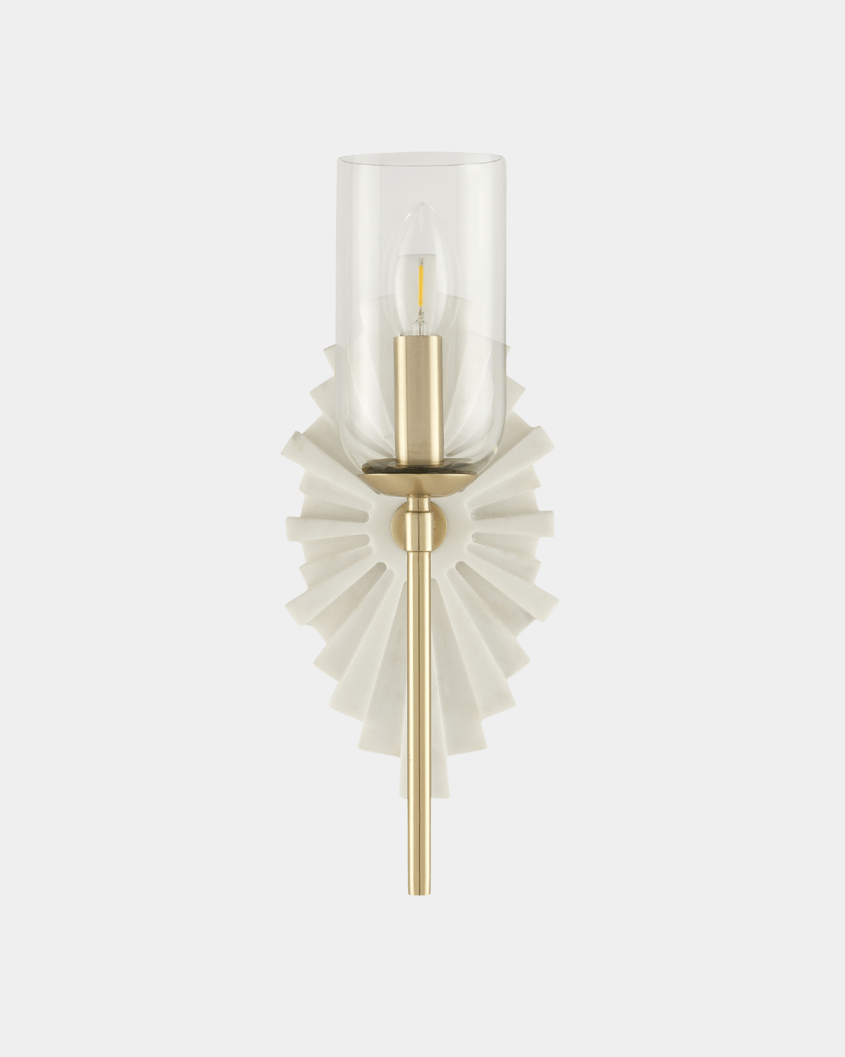 Benthos White Wall Sconce - Marble Lotus - Shop Benthos White Wall Sconce | Marble Lotus