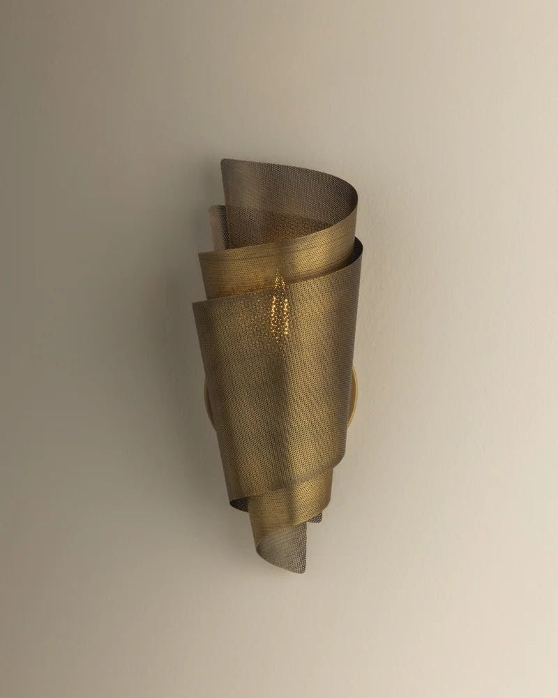 BLAISDELL WALL SCONCE - Marble Lotus - BLAISDELL WALL SCONCE