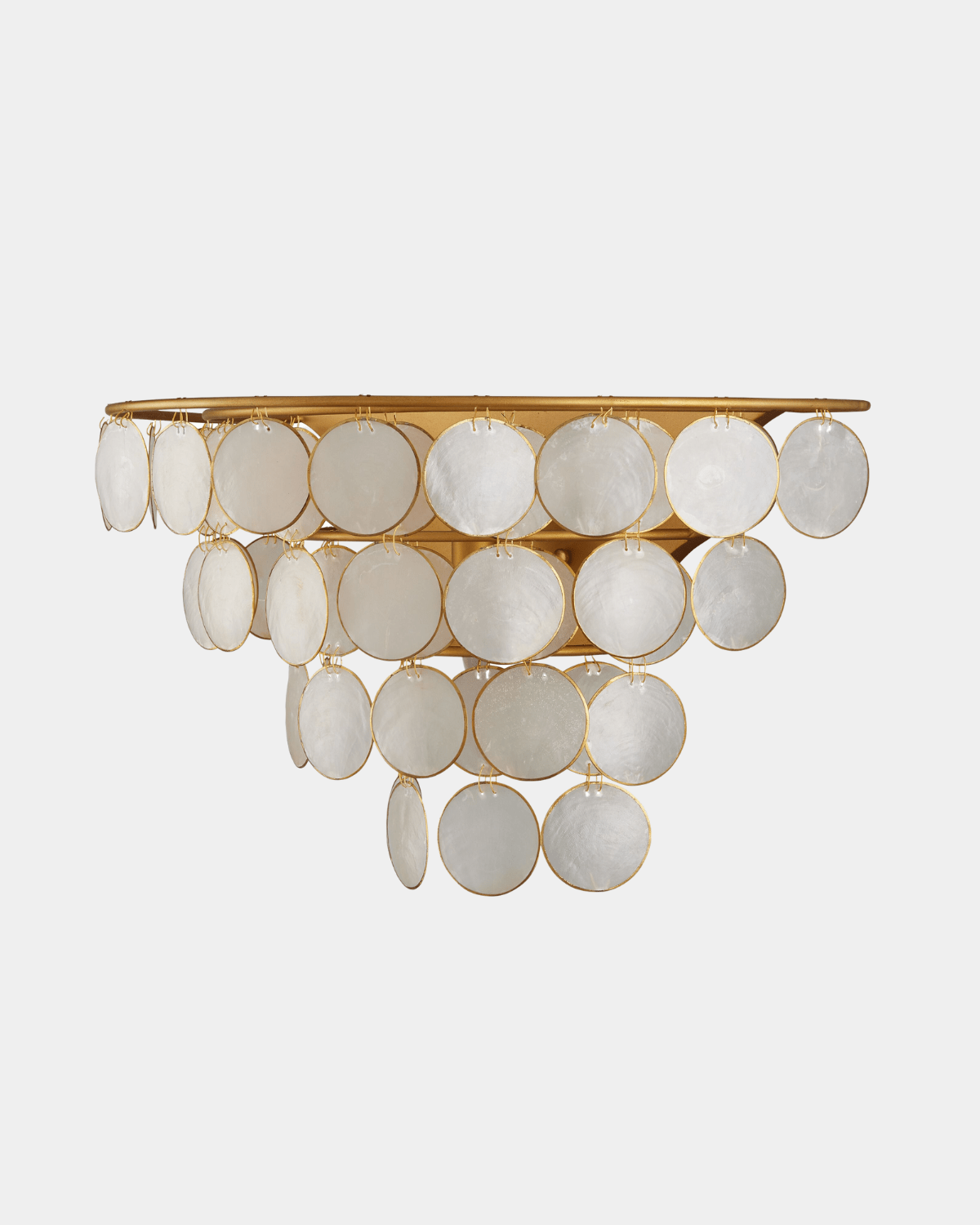 Bon Vivant Wall Sconce - Marble Lotus - Buy Decorative Metal Edge Bon Vivant Wall Sconce | Marble Lotus