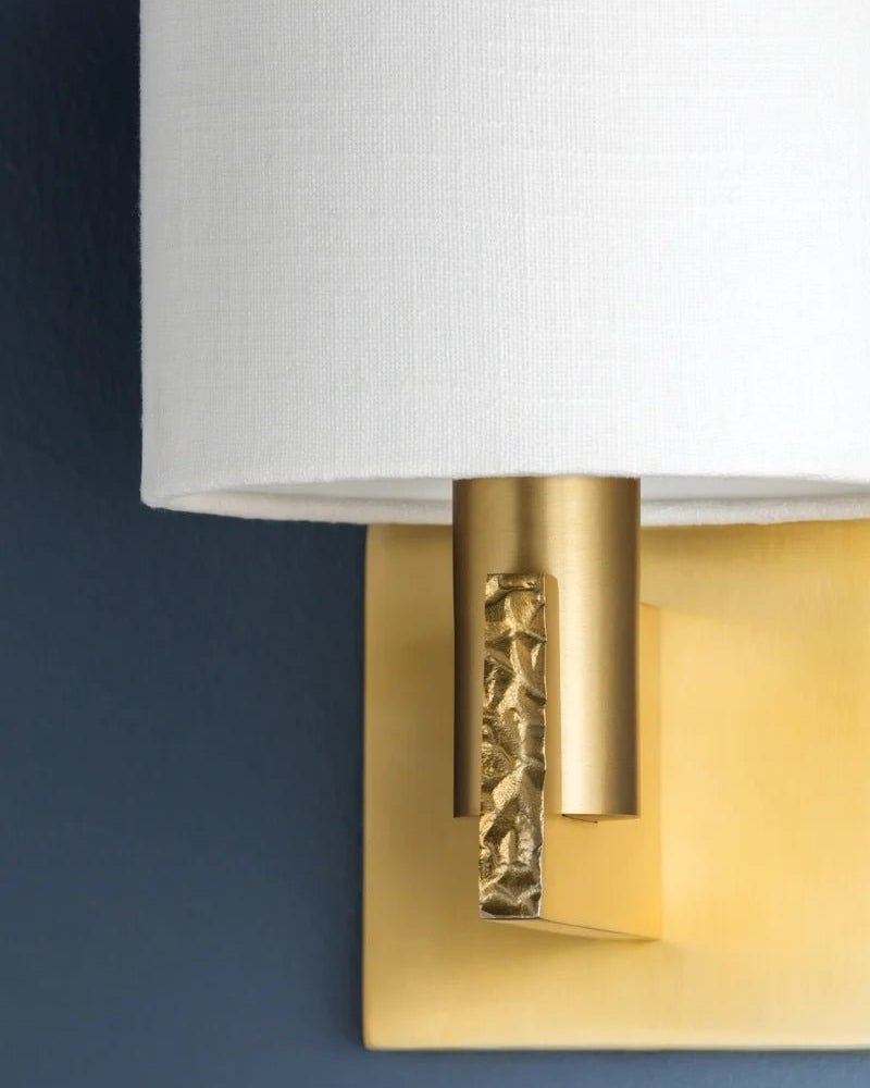 BRAMPTON WALL SCONCE - Marble Lotus - BRAMPTON WALL SCONCE