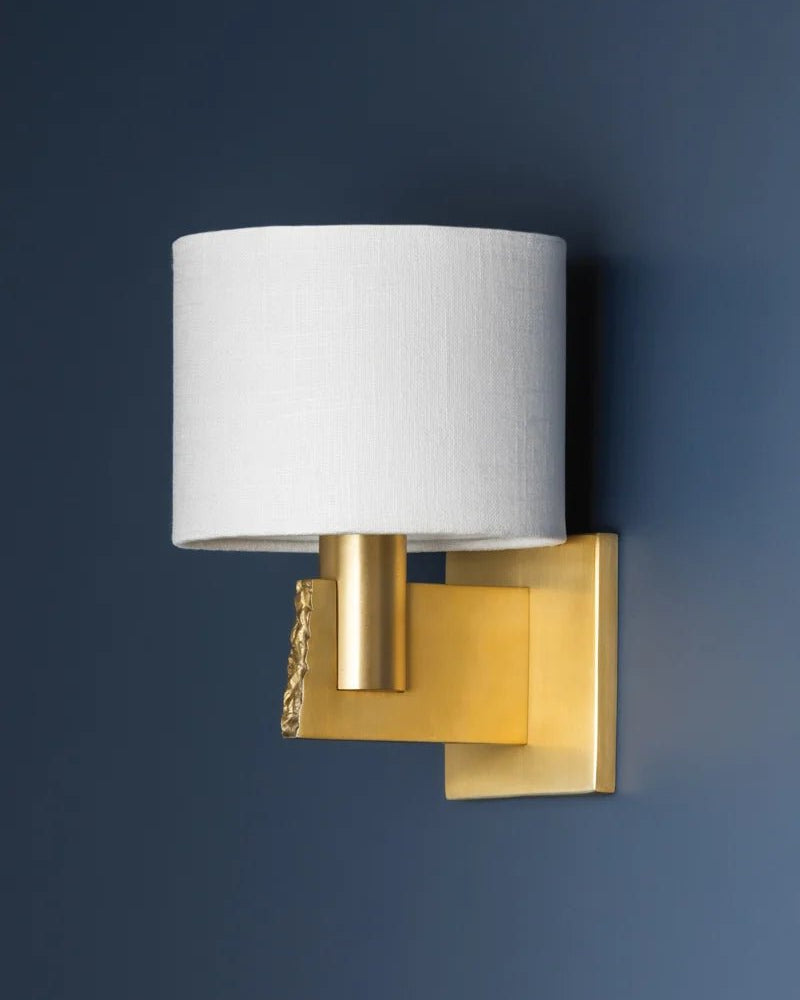 BRAMPTON WALL SCONCE - Marble Lotus - BRAMPTON WALL SCONCE