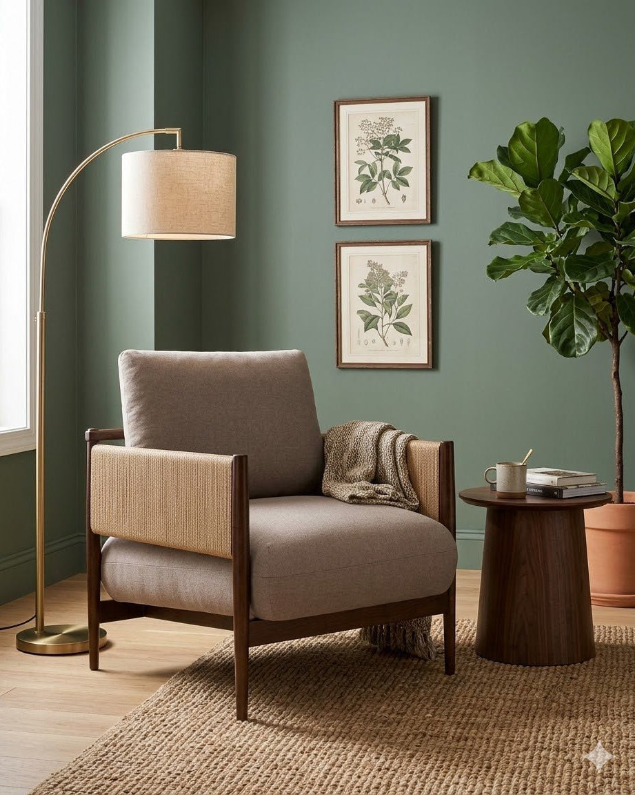 Brielle Accent Chair - Marble Lotus - Brielle Accent Chair