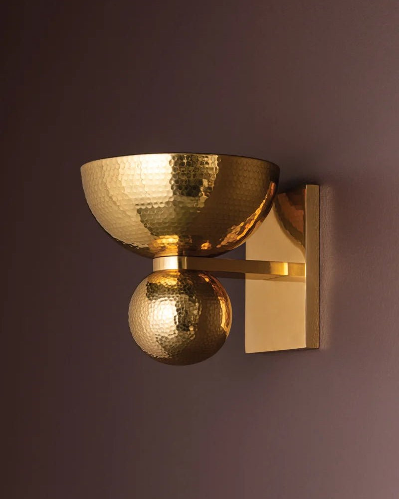 CATANIA Wall Sconce - Marble Lotus - CATANIA Wall Sconce