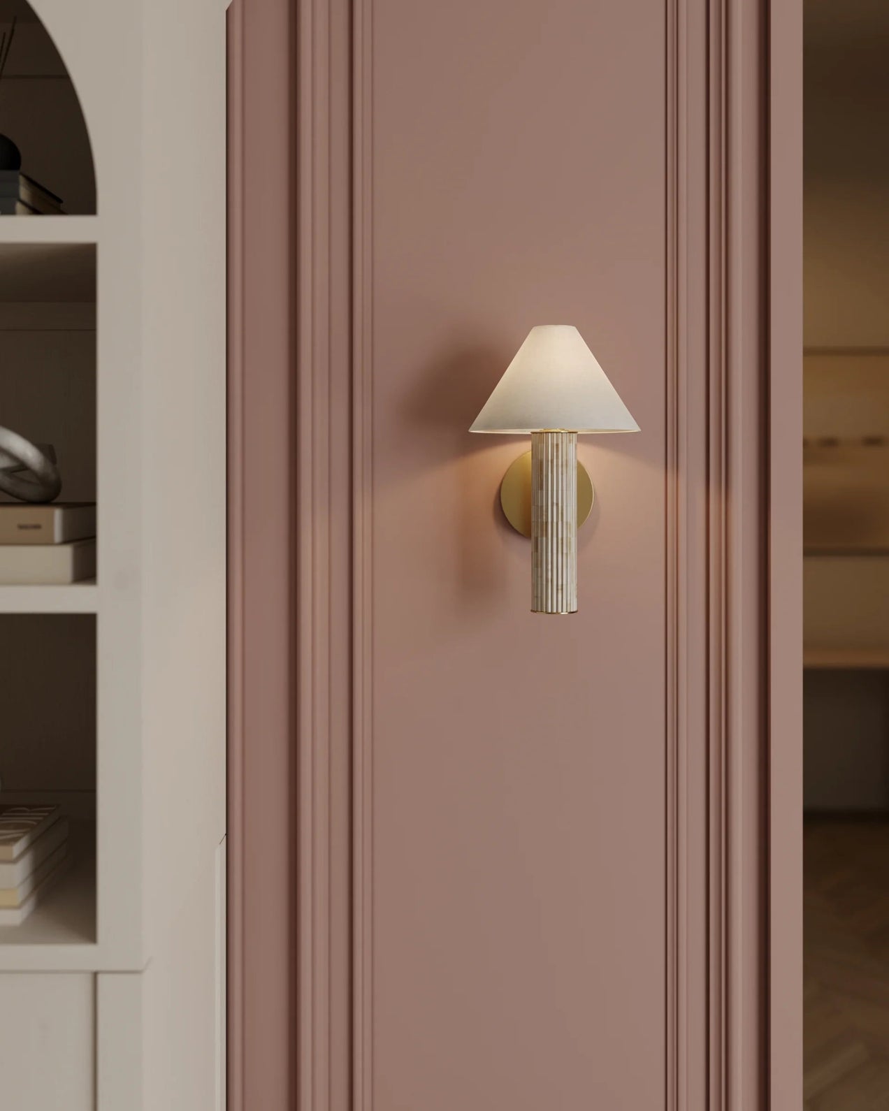 CLOVER Wall Sconce - Marble Lotus - CLOVER Wall Sconce