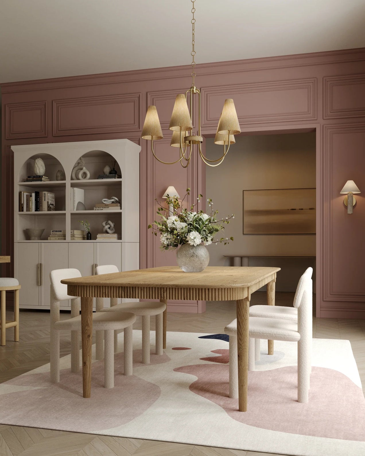 CLOVER Wall Sconce - Marble Lotus - CLOVER Wall Sconce