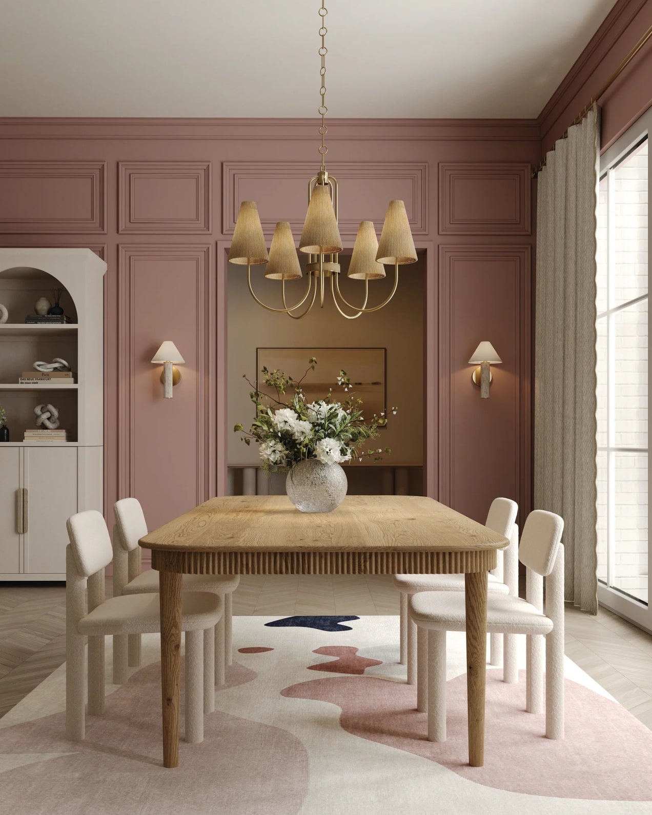 CLOVER Wall Sconce - Marble Lotus - CLOVER Wall Sconce