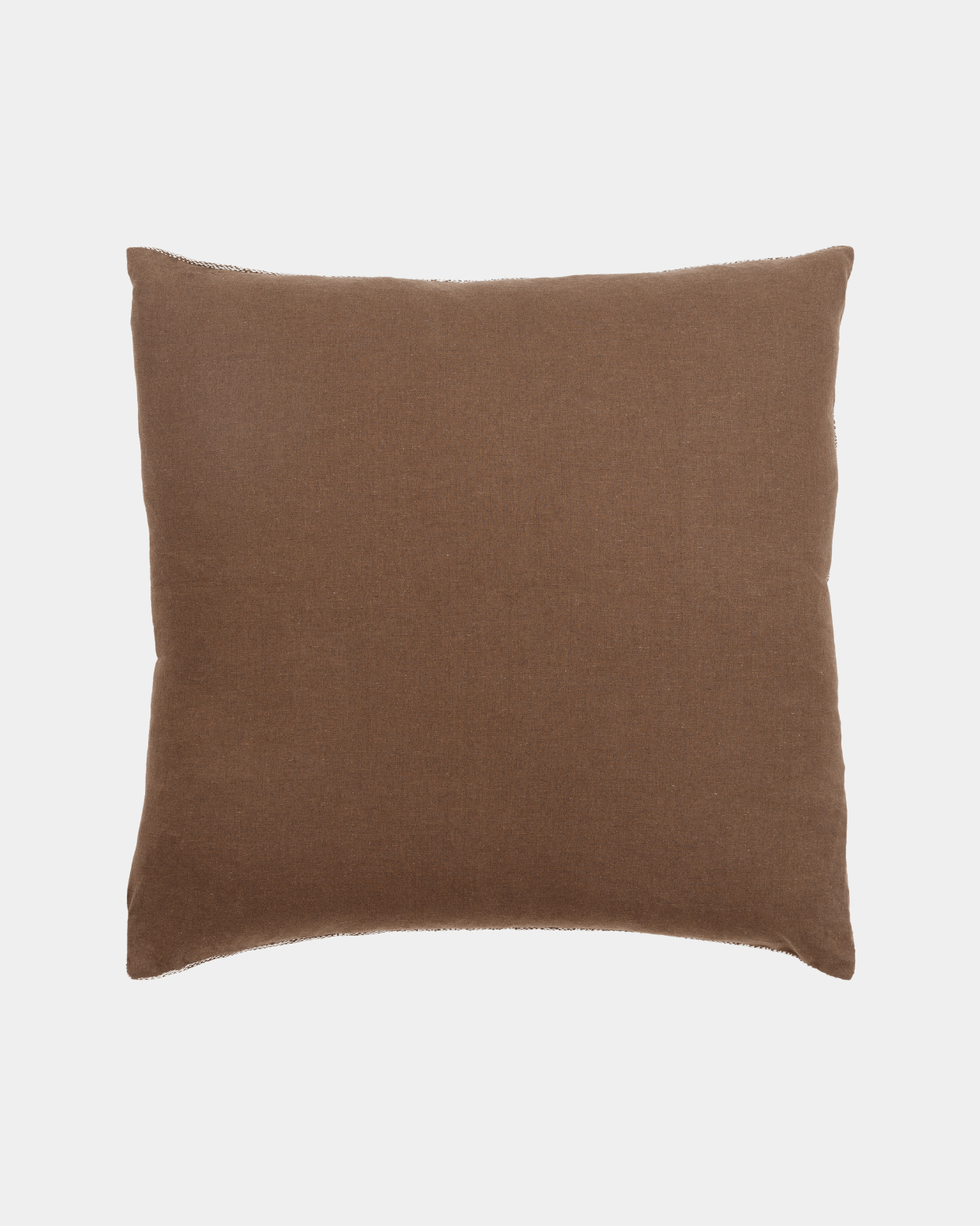Cocoa Checkered Wool Blend Pillow - Marble Lotus - Ugrade your space with the Cocoa Checkered Wool Blend Cushion
