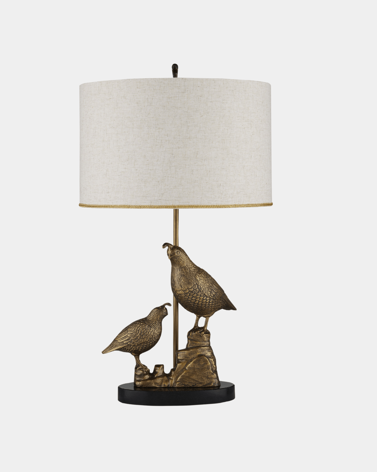 Codorniz Brass Table Lamp - Marble Lotus - Order Codorniz Brass Table Lamp