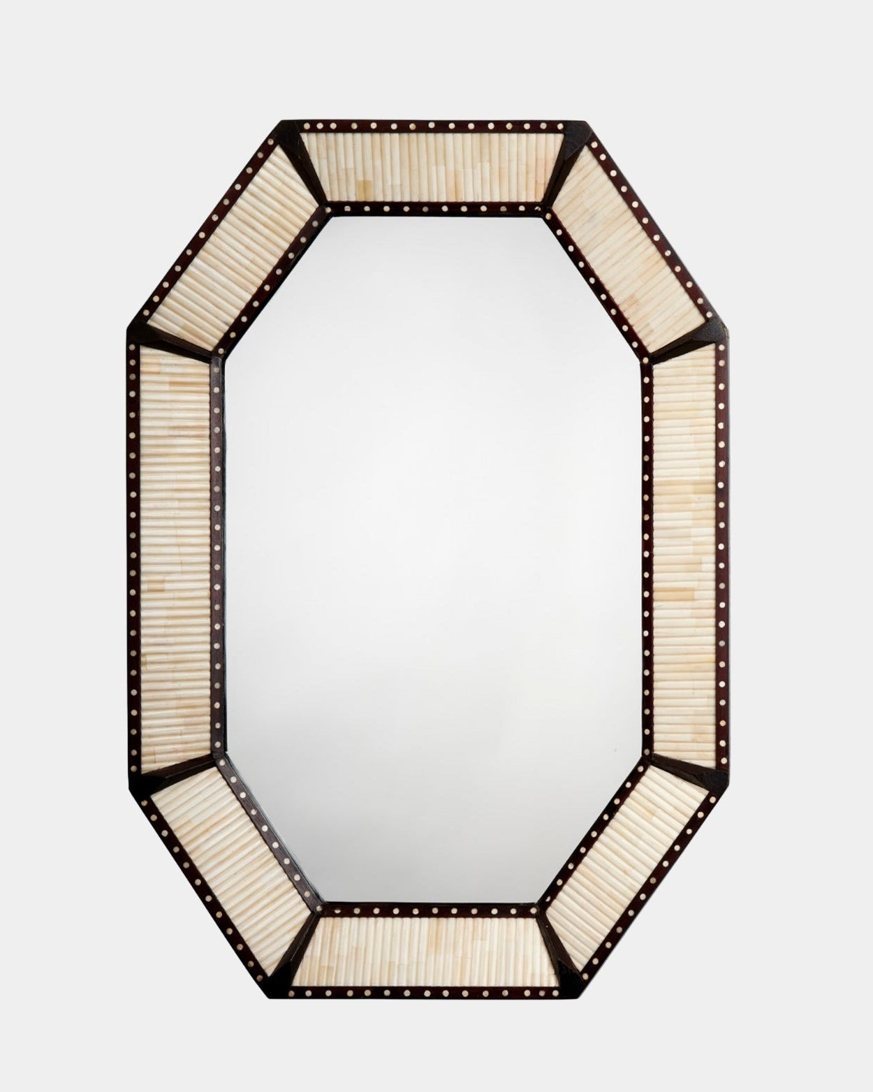 Colony Camel Bone Mirror - Marble Lotus - Colony Camel Bone Mirror