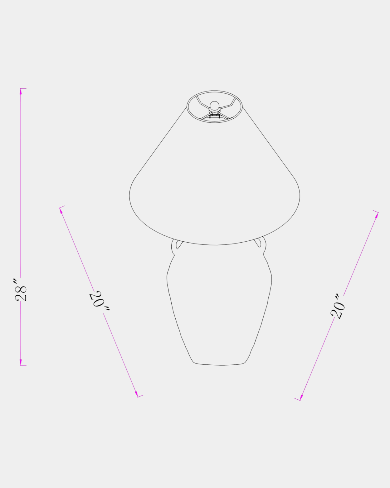Colorado Accent Table Lamp - Marble Lotus - Colorado Accent Table Lamp